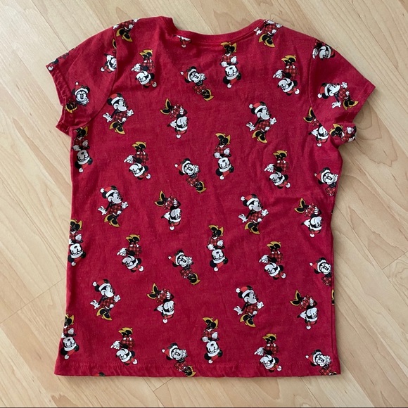Disneyland Girls Holiday Minnie Shirt - Picture 4 of 5
